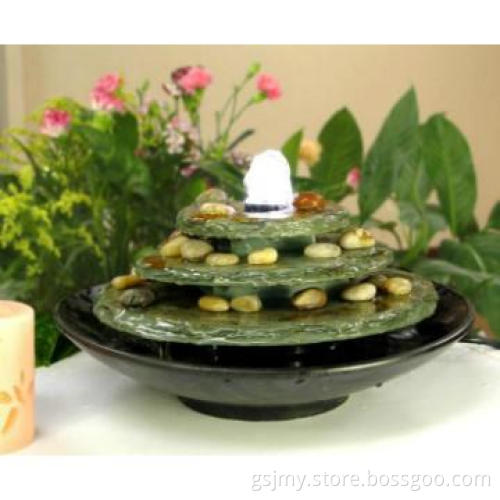 Stone indoor table fountain